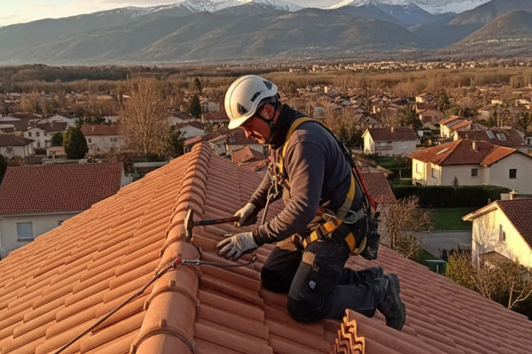 Rénovation et traitement de toitures modernes par un artisan couvreur local